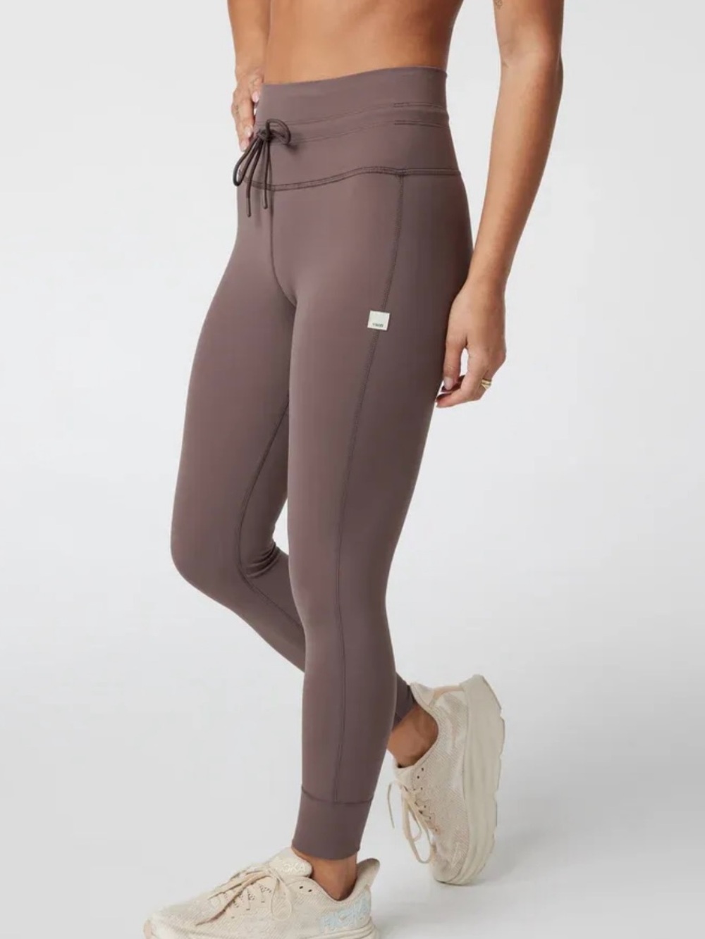 Vuori Daily Pocket Leggings Charcoal Muted Purple Medium M
